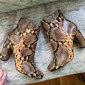 Snakeskin Steve Madden Boots